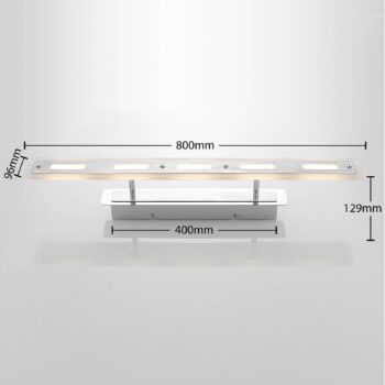 Lindby Lavea stropné LED svietidlo v chróme - Image 4