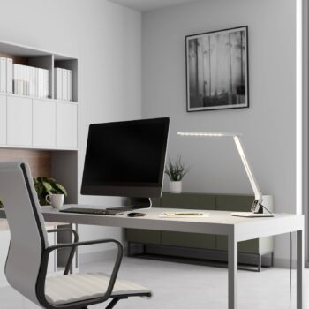 Arcchio Lianel LED lampa na písací stôl, biela - Image 2