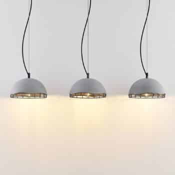 Lindby Lorima závesná lampa, tienidlo betón - Image 2