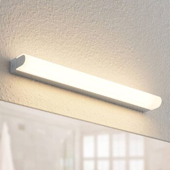 Arcchio Mourice nástenná LED, IP44, chróm, 55 cm