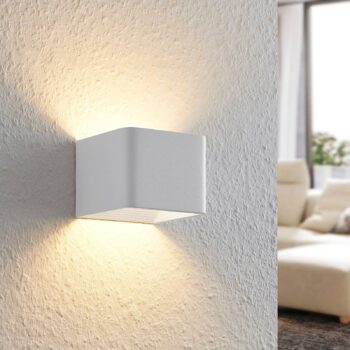 Arcchio Karam nástenná LED, 10 cm, biela