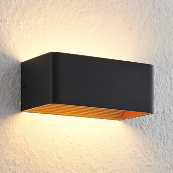 Arcchio Karam nástenná LED, 20 cm, čierna - Image 2