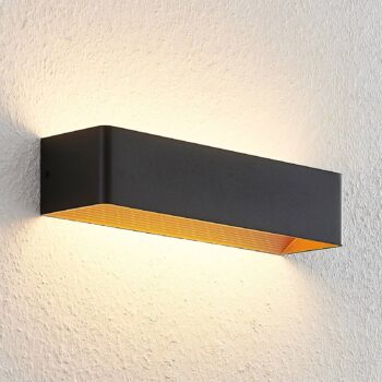 Arcchio Karam nástenná LED, 36,5 cm, čierna - Image 2