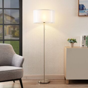 Lindby Taxima stojaca lampa, biela