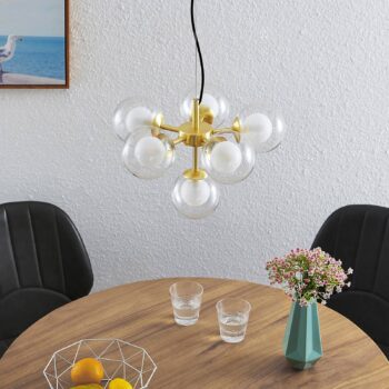 Lindby Joaccin závesná lampa, sklo, G9, 6-pl. - Image 2