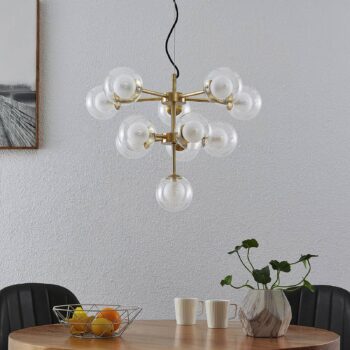 Lindby Joaccin závesná lampa, sklo, G9, 1-pl. - Image 2