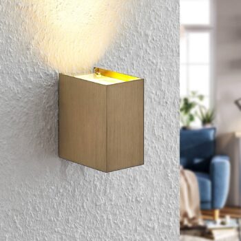 Arcchio Maruba nástenná lampa, 1-pl., hnedá