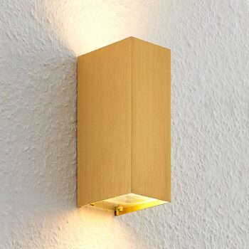 Arcchio Maruba nástenná lampa, 2-pl., zlatá