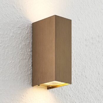 Arcchio Maruba nástenná lampa, 2-pl., hnedá