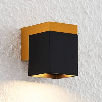 Arcchio Samsa nástenná lampa, 1-pl., čierna
