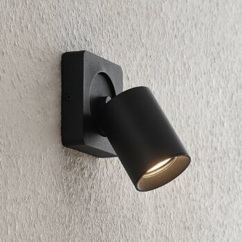 Arcchio Leevya stropná lampa 1-pl. hranatá čierna - Image 2