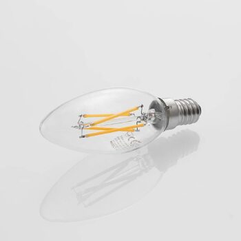 LED žiarovka E14 4W 2700K sviečka filament stmiev. - Image 2