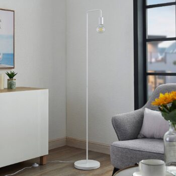 Lindby Erivana stojaca lampa, biela