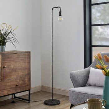 Lindby Erivana stojaca lampa, antická hrdza