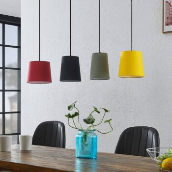 Lindby Amilia závesná lampa tienidlá farebné 4-pl. - Image 2