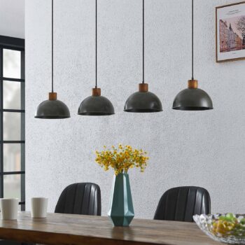 Lindby Durbis závesná lampa ručne maľovaná, 4-pl. - Image 2