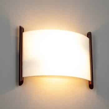 Nástenné svietidlo Filippa, 31 cm, hnedé - Image 4