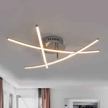 Stropné LED svietidlo Yael chróm 3 tyče - Image 3