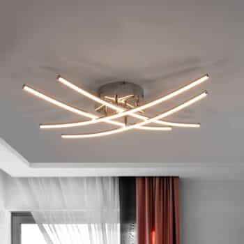 Stropné LED svietidlo Yael chróm 4 tyče - Image 3