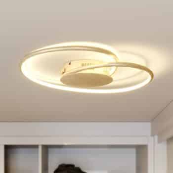 Lindby Joline stropné LED svietidlo, zlaté, 45 cm - Image 3