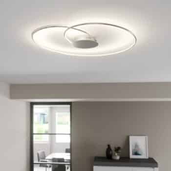 Lindby Joline stropné LED svietidlo, chróm, 90 cm - Image 4