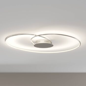 Lindby Joline stropné LED svietidlo, chróm, 90 cm - Image 3