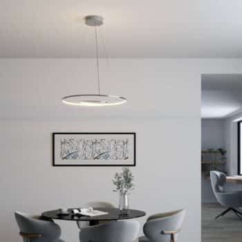 Lindby Lucy závesné LED svietidlo, 70cm, chróm - Image 2