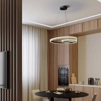Lucande Gwydion závesné LED svietidlo, 80 cm - Image 4