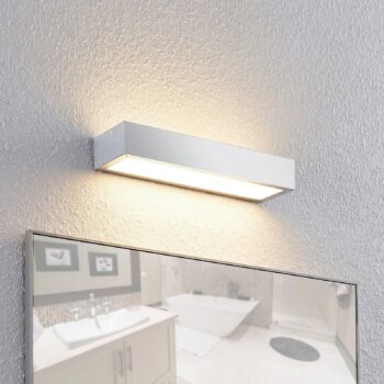 Lindby Layan kúpeľňové nástenné LED, chróm, 30 cm - Image 4