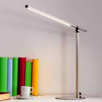 Stolná LED lampa Kolja v strieborno-sivej - Image 3