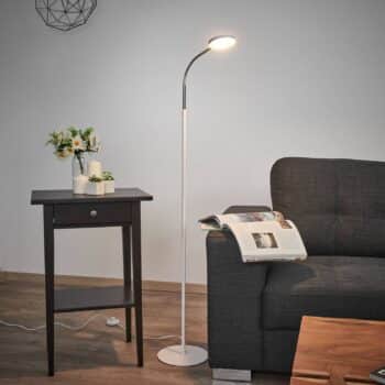 Stojaca LED lampa s labutím krkom Milow - Image 3