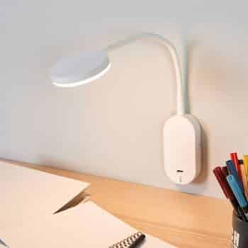 Nástenné LED svietidlo Milow s flex ramenom a USB - Image 3
