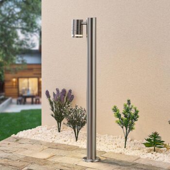 Lindby Soui stĺpová lampa, 1-pl., senzor, V 75 cm