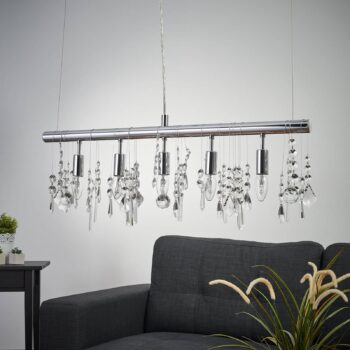 Jagavá závesná lampa CRYSTAL 5-plameňová - Image 4