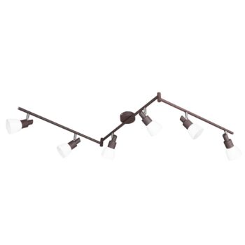 Stropné LED svetlo Eve, 6-pl,, starožitná hnedá - Image 2