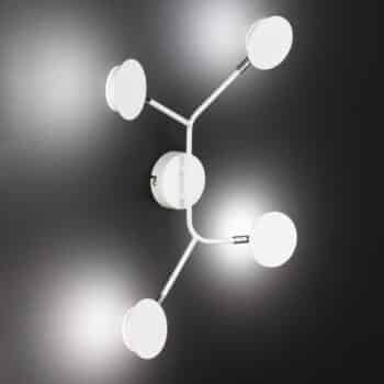 Nástenné LED svietidlo Belize, 4-plameňové, biele - Image 2