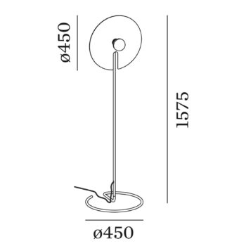 WEVER & DUCRÉ Mirro stojaca lampa 2.0 čierna/chróm - Image 2