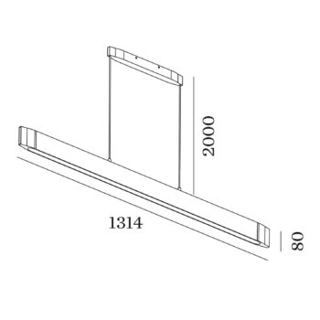 WEVER & DUCRÉ Ello 13.0 závesné LED svetlo čierne - Image 2