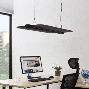 Arcchio Ameir závesná LED, kancelária, sivá