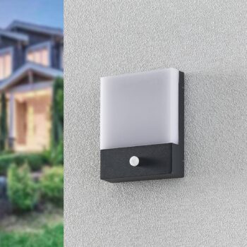 Lindby Vanira nástenné LED do exteriéru + snímač - Image 2