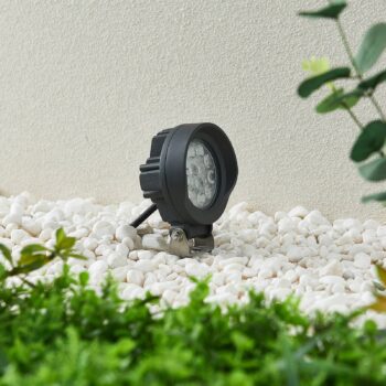 Lindby Emar LED svetlo s hrotom do zeme tmavosivá - Image 2