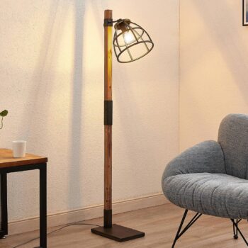 Lindby Tanina stojaca lampa, tienidlo klietka