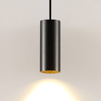 Archio Ejona závesná lampa, výška 15 cm, čierna