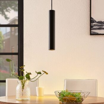 Archio Ejona závesná lampa, výška 35 cm, čierna - Image 2