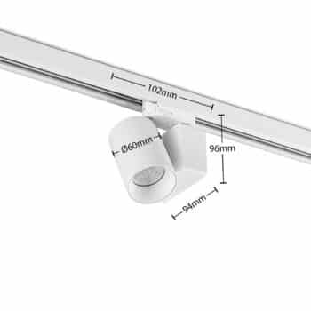 Arcchio Atnur LED-3-fázový reflektror biely - Image 2