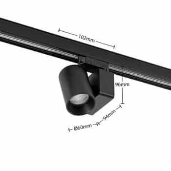 Arcchio Atnur LED-3-fázové bodové svetlo čierne - Image 2