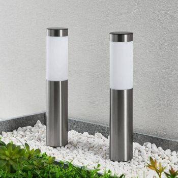 Lindby Sirita solárna LED lampa hrot do zeme, 2 ks - Image 2