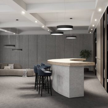 Arcchio Noabelle LED závesná lampa čierna, 60 cm