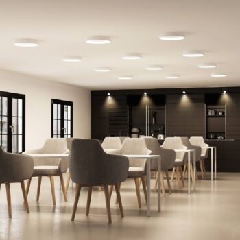 Arcchio Vivy stropné LED, biele, 38 cm