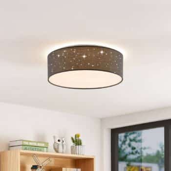 Lindby Ellamina stropné LED 40 cm tmavosivá - Image 2